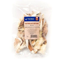 Produktbild von Petmex Naturkauartikel Kaninchenohren mit Fell Monoprotein für alle Altersstufen 100 g - 100 g
