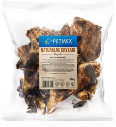 Produktbild von PETMEX Rinderlunge Monoprotein Kausnack für Hunde ohne Konservierungsstoffe 500g