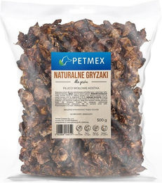 Produktbild von PETMEX Rinderlunge Würfel Monoprotein natürlicher Hundesnack 500g