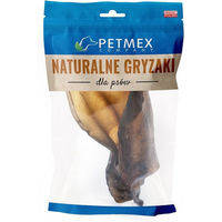 Produktbild von PETMEX Rinderohr Monoprotein Naturkauartikel für Hunde ohne Zusatzstoffe 60g