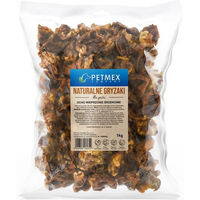 Produktbild von PETMEX Schweineohr Naturkauartikel für Hunde Monoprotein ohne Zusatzstoffe 1kg