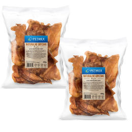 PETMEX Schweineohr Naturkauartikel für Hunde Monoprotein ohne Zusatzstoffe 500g – Bild 1 von 4