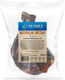 Petmex Schweineschulter Dörrfleisch Kauartikel für Hunde Adult Monoprotein 6x250 g – Bild 1 von 5