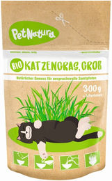 Produktbild von PetNatura Bio Katzengras Saatgut zur Unterstützung von Verdauung und Fellpflege 0,3 kg