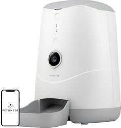 Petoneer Intelligenter Katzen-Futterspender mit Kamera für erwachsene Katzen in Weiß - 3,7 l – Bild 1 von 1