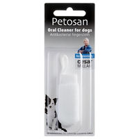 Produktbild von Petosan Finger-Zahnbürste für Hunde Adult Weiß - 1 Stk.