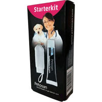 Produktbild von Petosan Zahnpflege Starterkit mit Zahnpasta und Fingerabdrucktuch Schwarz - 1 Stk.