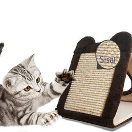 Petraum 2-in-1 Katzenspielzeug Set mit Sisal-Kratzbrett und Katzenzauberstab Braun – Bild 1 von 12