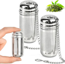 Petrebels 3er Set Teesiebe aus Edelstahl mit Kette und Haken für losen Tee – Bild 1 von 1