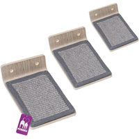 Produktbild von Petrebels Katzen Kletterwand und Wandstufe Set aus Holz 3er-Set zur Wandmontage