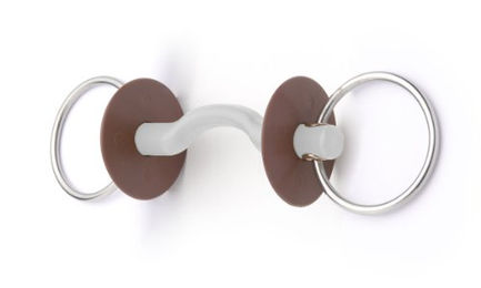 Petrebels Kauspielzeug Wassertrense mit Zungenbogenstange aus Kunststoff Grau – Bild 1 von 2