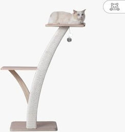 Produktbild von PetRhein Luxus Katzenbaum XL Coconut Series aus Vollholz in Beige