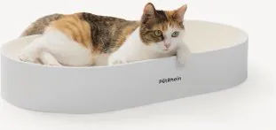 PetRhein Zen Paw Kratzpappe für Katzen in Weiß – Bild 1 von 2