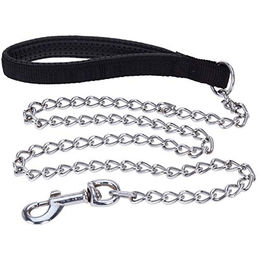 Pets Collection Hundeleine aus Metall in Schwarz oder Silber 100 cm - 100 cm – Bild 1 von 2