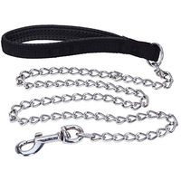 Produktbild von Pets Collection Hundeleine aus Metall in Schwarz oder Silber 100 cm - 100 cm
