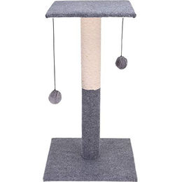 Produktbild von Pets Collection Kratzbaum für Katzen in Grau mit Pompons 60 cm