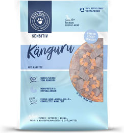Produktbild von Pets Deli BARF Känguru mit Öl und Mineral-Mix für Hunde Adult, hypoallergen und getreidefrei, 20er Pack à 400g - 20 x 400 g