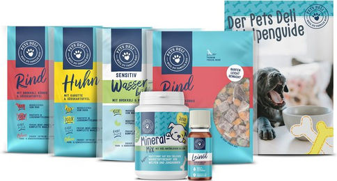 Produktbild von Pets Deli BARF Rind mit Öl und Mineral-Mix für Hunde Welpen getreidefrei und ohne Zucker 400g 20er Pack - 20 x 400 g