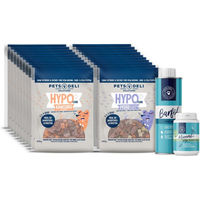 Produktbild von Pets Deli BARF Vorratspaket Sensitive für Hunde Hypoallergen mit Öl und Mineral-Mix 20x200g - 20 x 200 g