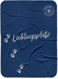 Produktbild von Pets Deli Baumwolldecke für Hunde und Katzen Blau