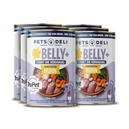 Pets Deli Belly+ Hund Nassfutter Huhn mit Quinoa und Süßkartoffel für sensible Verdauung, glutenfrei und ohne Zucker, 6x800g – Bild 1 von 3