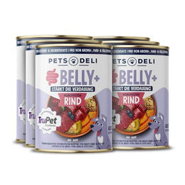 Pets Deli Belly+ Hund Nassfutter Rind mit Kürbis und Artischocke für sensible Verdauung, 6x400g - 6 x 400 g – Bild 1 von 3