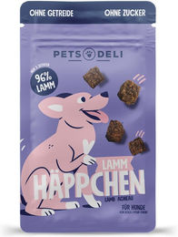 Produktbild von Pets Deli Belohnungssnack Häppchen Lamm Monoprotein für Hunde 5 x 90g - 5 x 90 g