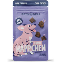 Produktbild von Pets Deli Belohnungssnack Häppchen Lamm Monoprotein für Hunde 5 x 90g - 5 x 90 g