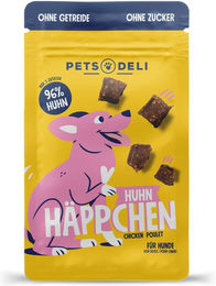 Produktbild von Pets Deli Belohnungssnack Huhn Stückchen für Senior Hunde getreidefrei und zuckerfrei 90g - 90 g