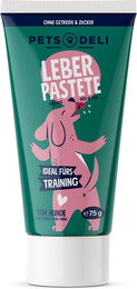 Produktbild von Pets Deli Belohnungssnack Leberpastete mit Ente für Senior Hunde mit hohem Fleischanteil 75g - 75 g