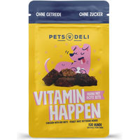 Produktbild von Pets Deli Belohnungssnack Vitaminhappen Huhn mit Rote Bete und Pastinake für Hunde Senior mit hohem Fleischanteil und Monoprotein 5 x 90g - 5 x 90 g