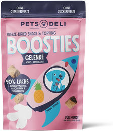Produktbild von Pets Deli Boosties Gelenk-Funktionssnack Lachs Monoprotein für Senior Hunde 40g