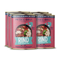 Produktbild von Pets Deli Classic Hunde Nassfutter Rind für Adult, 6x400g