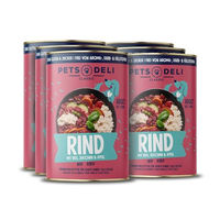 Produktbild von Pets Deli Classic Hunde Nassfutter Rind für Adult, glutenfrei und ohne Zucker, 6x800g