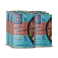 Produktbild von Pets Deli Classic Hunde Nassfutter Wildschwein mit Reis, getreidefrei, hoher Fleischanteil, ohne Zucker, 6x800g - 6 x 800 g