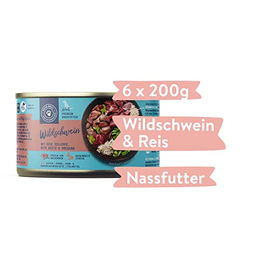 Pets Deli Classic Hunde Nassfutter Wildschwein & Reis getreidefrei mit hohem Fleischanteil 6x200g - 6 x 200 g – Bild 1 von 5