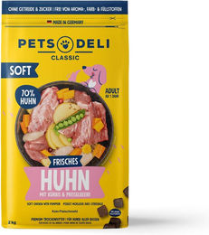 Pets Deli Classic Soft Trockenfutter Huhn für Hunde Adult getreidefrei und zuckerfrei 2kg - 2 kg – Bild 1 von 2
