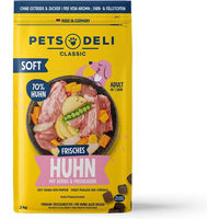 Produktbild von Pets Deli Classic Soft Trockenfutter Huhn für Hunde Adult getreidefrei und zuckerfrei 2kg - 2 kg