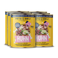 Produktbild von Pets Deli Classic Welpen Nassfutter Huhn & Rind getreidefrei für Wachstum & Entwicklung 6 x 400g - 6 x 400 g