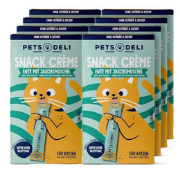 Pets Deli Creme Snack für Katzen mit Ente und Jakobsmuschel 8x90g - 6 x 15 g – Bild 1 von 2
