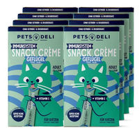 Produktbild von Pets Deli Creme Snack für Katzen mit Geflügel 8x90g