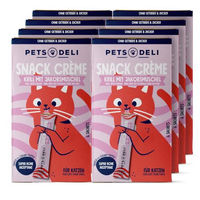 Produktbild von Pets Deli Creme Snack für Katzen mit Krill und Jakobsmuschel 8x90g - 6 x 15 g