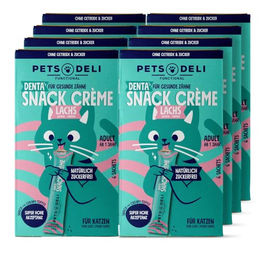 Pets Deli Creme Snack für Katzen mit Lachs zur Zahnpflege 720g – Bild 1 von 2