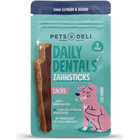 Produktbild von Pets Deli Daily Dentals Zahnsticks Lachs und Huhn für Hunde 70g - 70 g