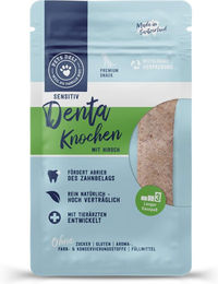 Produktbild von Pets Deli Denta Knochen Zahnpflege-Snack mit Hirsch hypoallergen für Hunde 120g