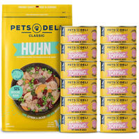 Produktbild von Pets Deli Fancy Filet Topping Huhn Probierpaket für Senior Hunde 2840g - 2840 g