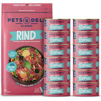 Produktbild von Pets Deli Fancy Filet Topping Rind Probierpaket für Hunde Senior 2840g - 2840 g