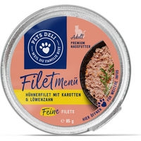Produktbild von Pets Deli Fancy Filets Topping mit Huhn in Soße für Hunde 70g - 70 g