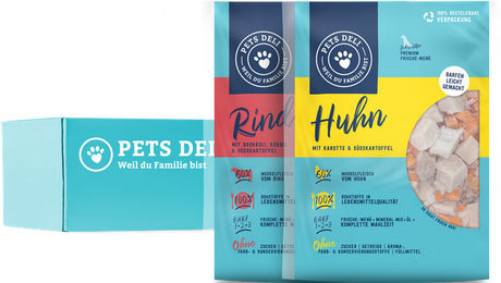 Produktbild von Pets Deli Frische-Menü Classic Paket für Hunde Hypoallergen Monoprotein 20x400g - 20 x 400 g