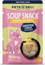 Produktbild von Pets Deli Functional Suppe Digest Huhn Katzen Nassfutter für Senioren 40g - 40 g